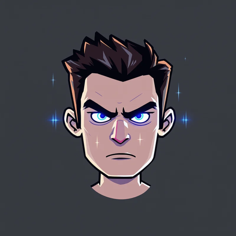 Dexter PFP design in clean UI style with grey minimal tones