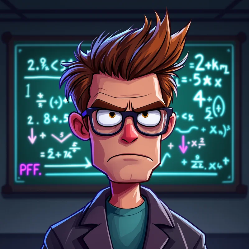 Dexter PFP portrait featuring classic cartoon and brainwave pulse