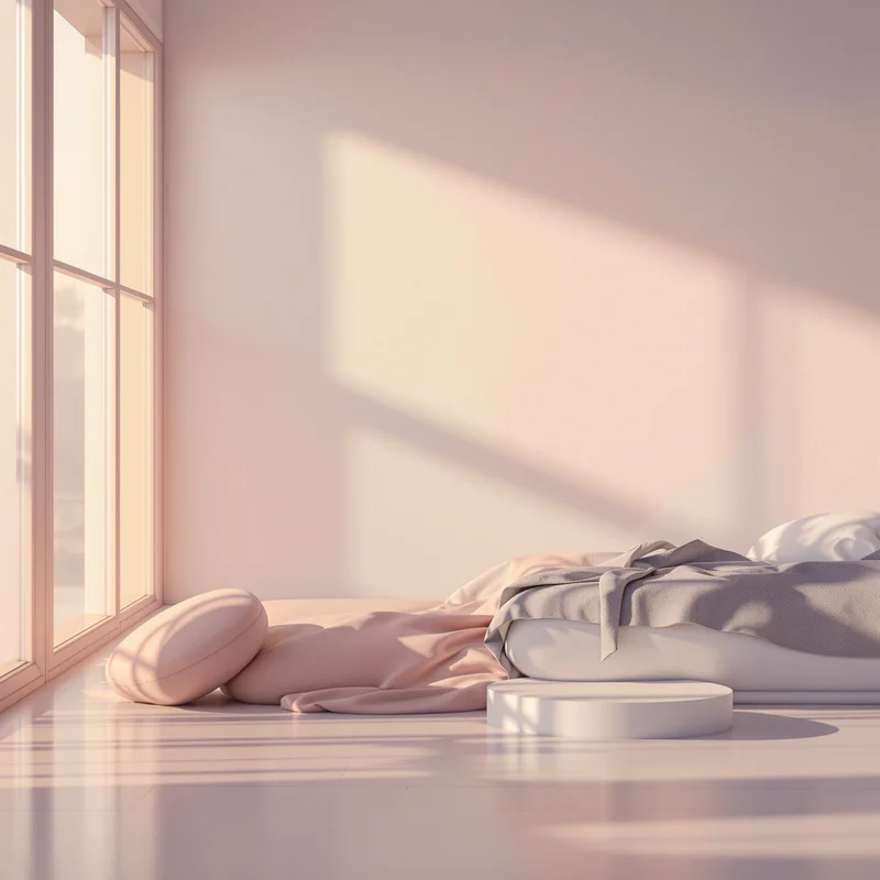Dreamy minimal digital painting background