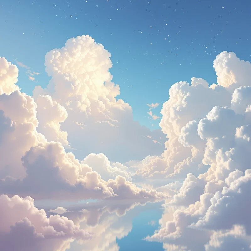 Dreamy soft digital painting background