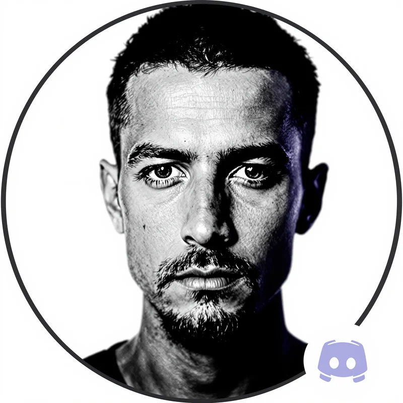 Discord digital identity avatar with compact framing and strong social usability