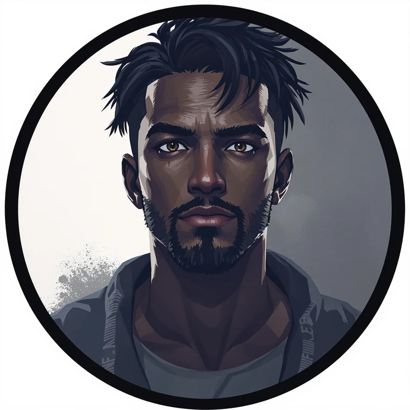 Discord profile image with strong small-size clarity and clean identity structure