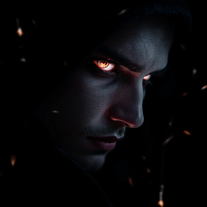 Silent sigma Discord PFP with dangerous calm expression