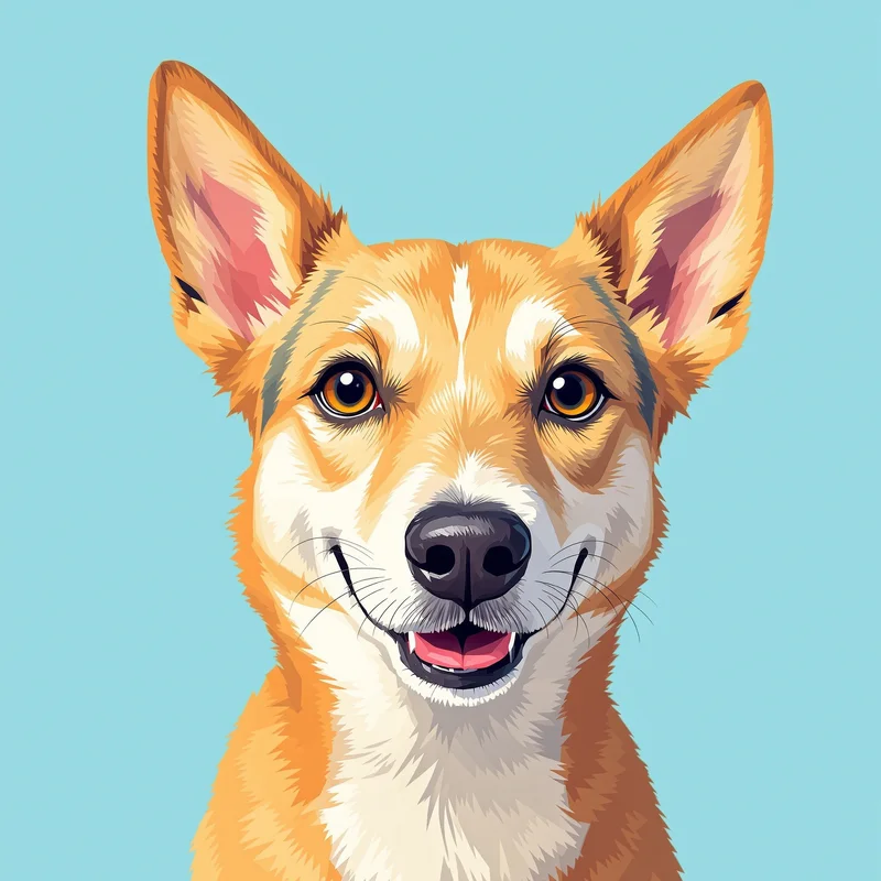 playful dog PFP avatar with minimal background for digital profile picture