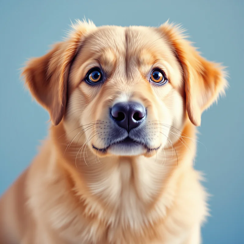 cute dog PFP portrait with soft glow lighting for cute online identity