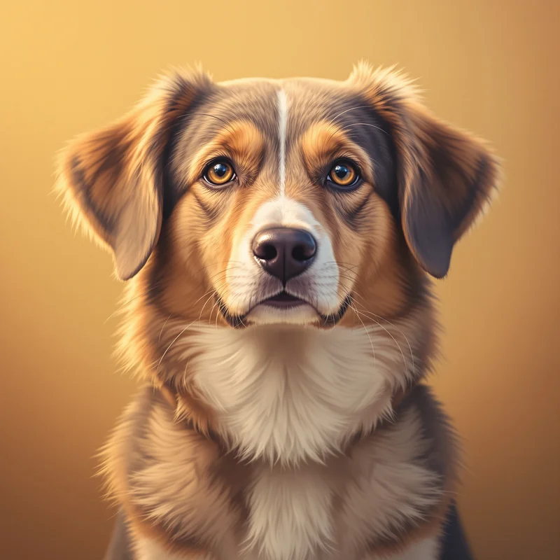 charming dog PFP avatar with dreamy pastel tones for cute online identity