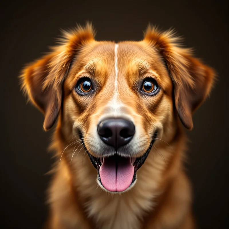 centered dog PFP portrait with minimal background for messaging profile icons