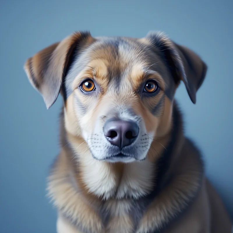 cute dog PFP portrait with minimal background for digital profile picture