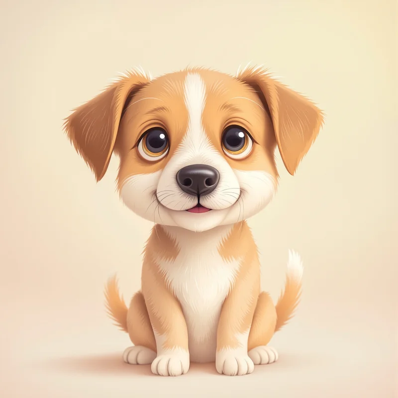 centered dog PFP portrait with minimal background for cute online identity