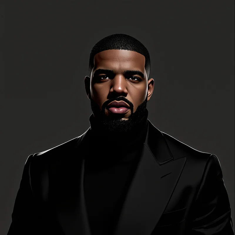 Black Aesthetic Drake display picture.