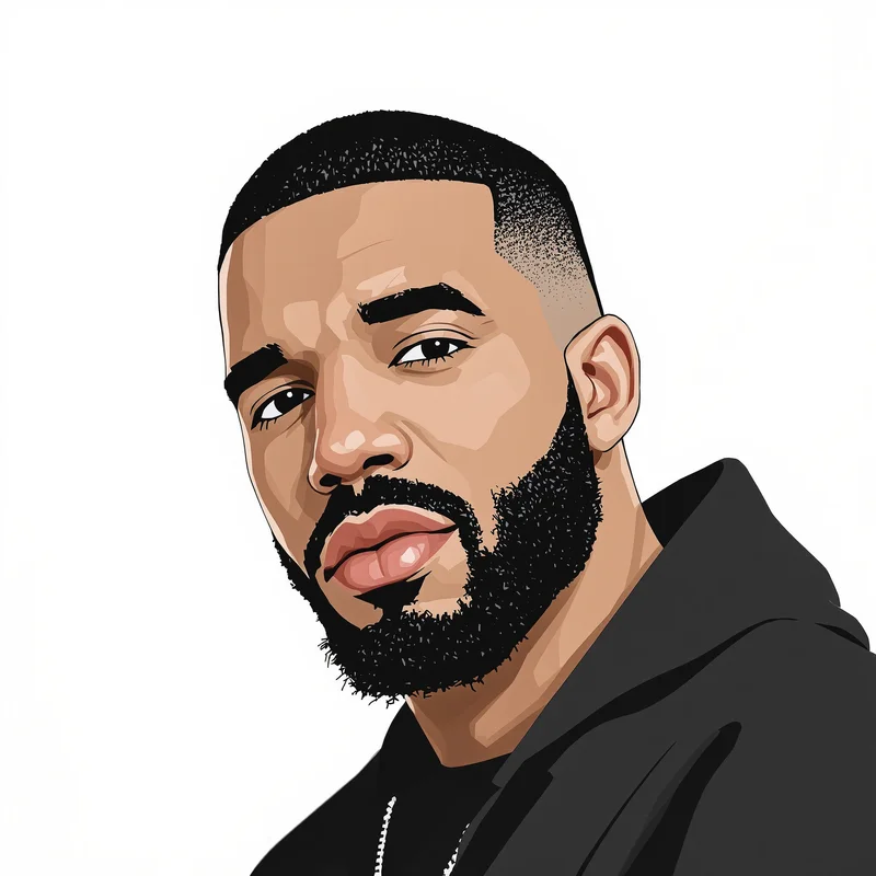 Minimal Drake gaming avatar.