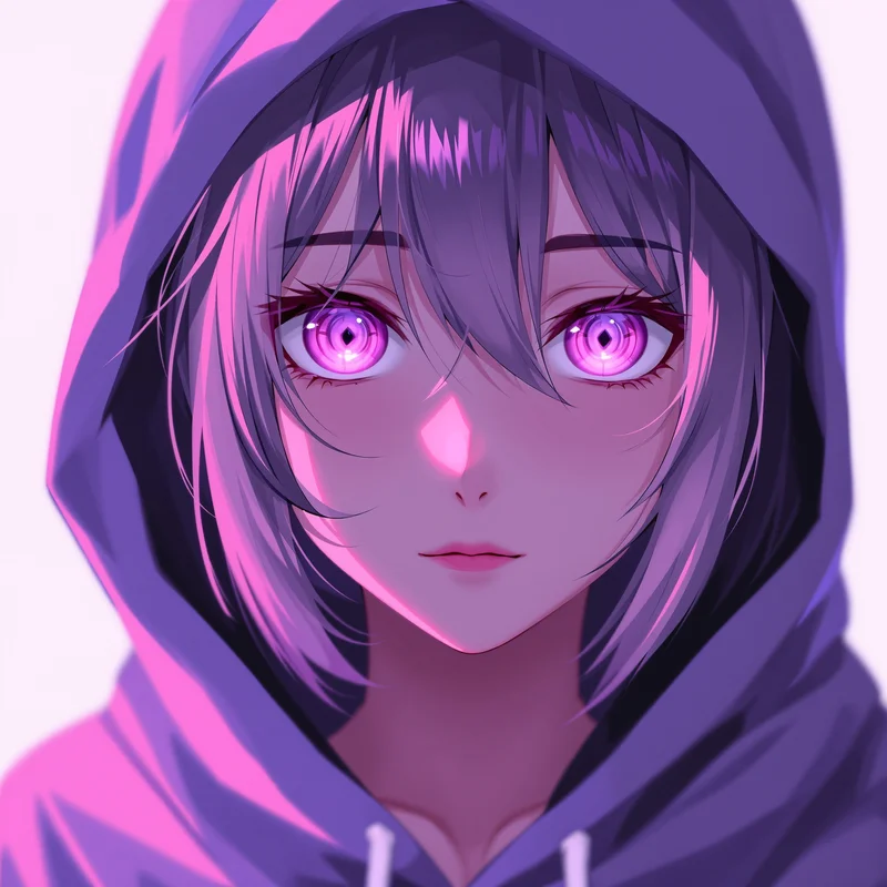 soft pastel emo anime pfp with dreamy emotional softness