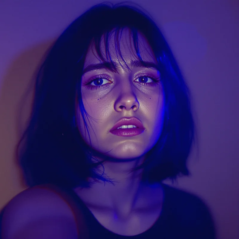 dark emo avatar with shadow lighting for social media avatar