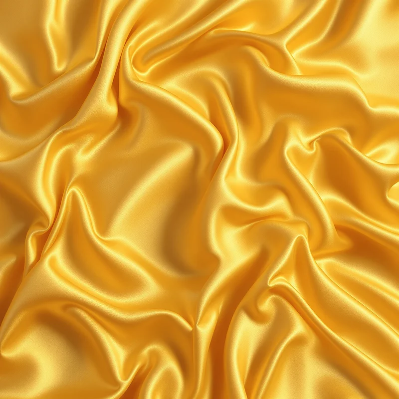 Golden satin fabric background