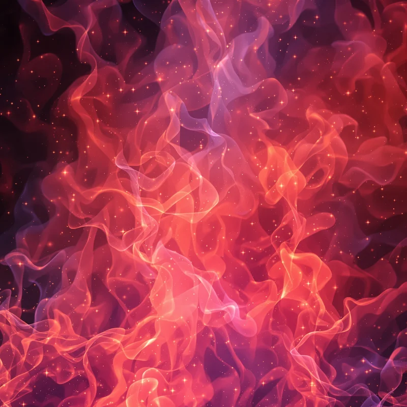 Dreamy ember fire background