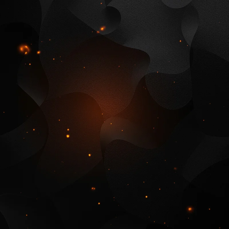 Soft ember fire background