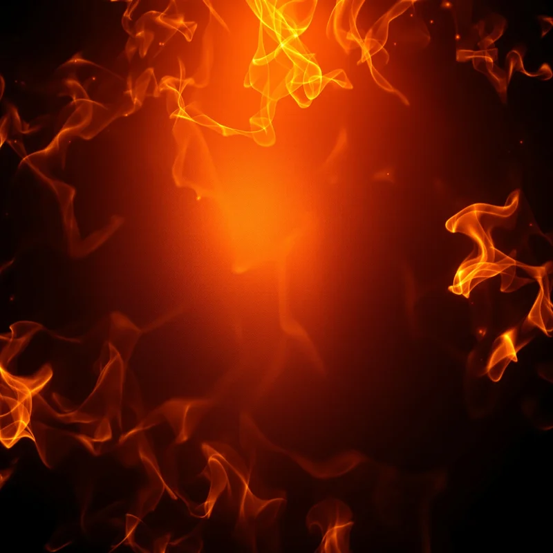 Studio flame fire background