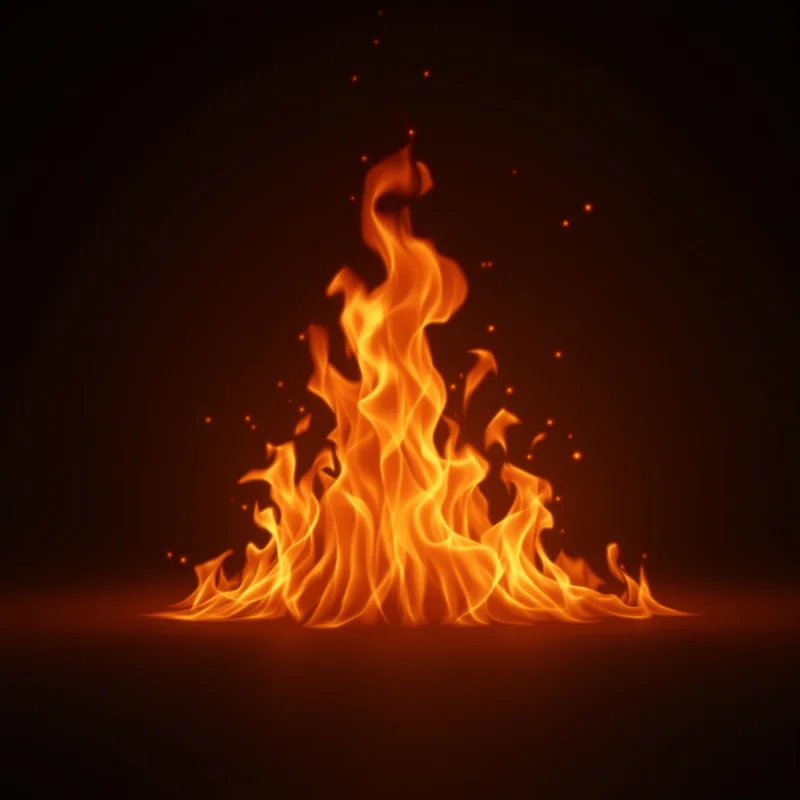 Studio warm fire background