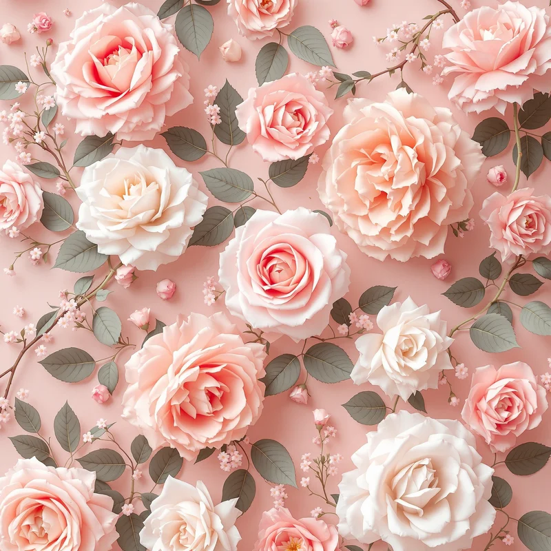 Mystic rose floral background