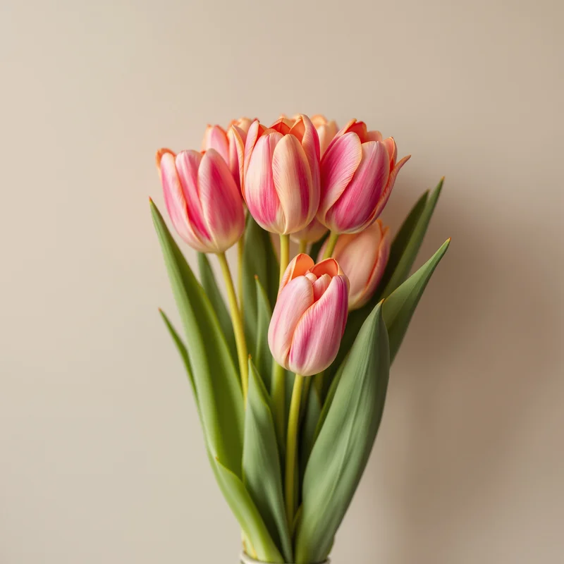 tulip profile picture with soft glow for flower PFP design