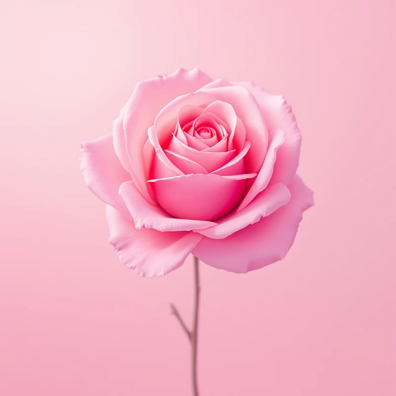 floral avatar image with soft petals for soft profile icon