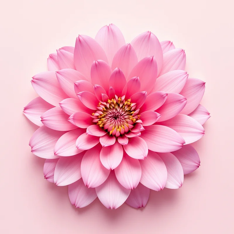 floral avatar image with soft petals for social media avatar