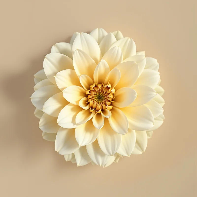 botanical avatar with soft petals for digital identity
