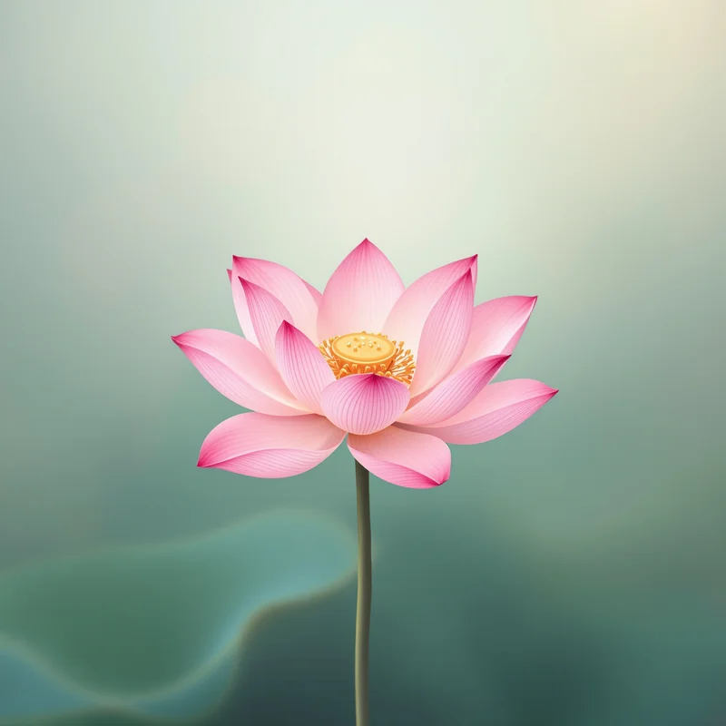 tulip profile picture with soft glow for nature avatar use