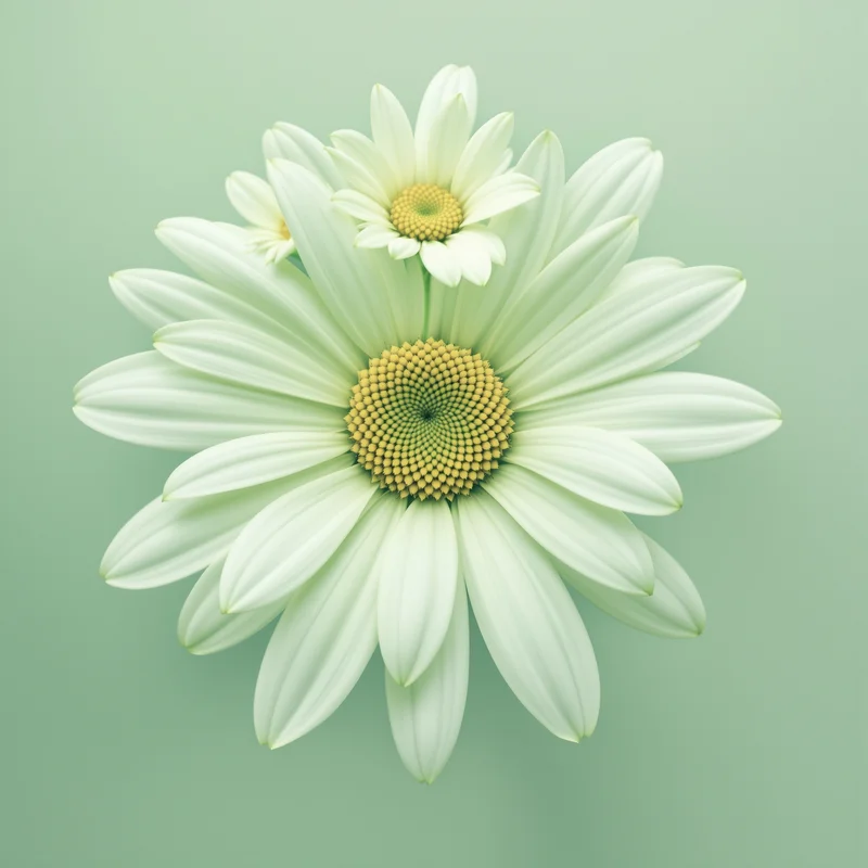 flower profile picture with light background for social media avatar