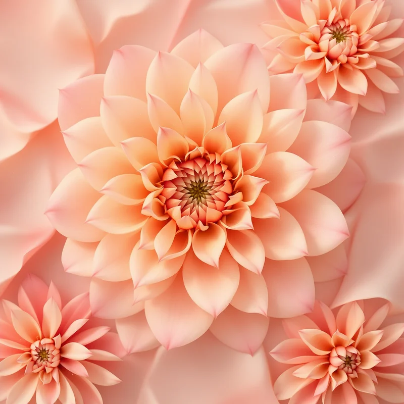 botanical avatar with delicate tones for avatar display