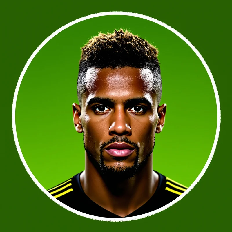 Football avatar profile image with focused expression and clear recognition