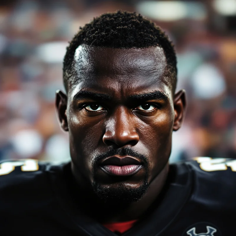 Football PFP with sporty composition and compact avatar clarity