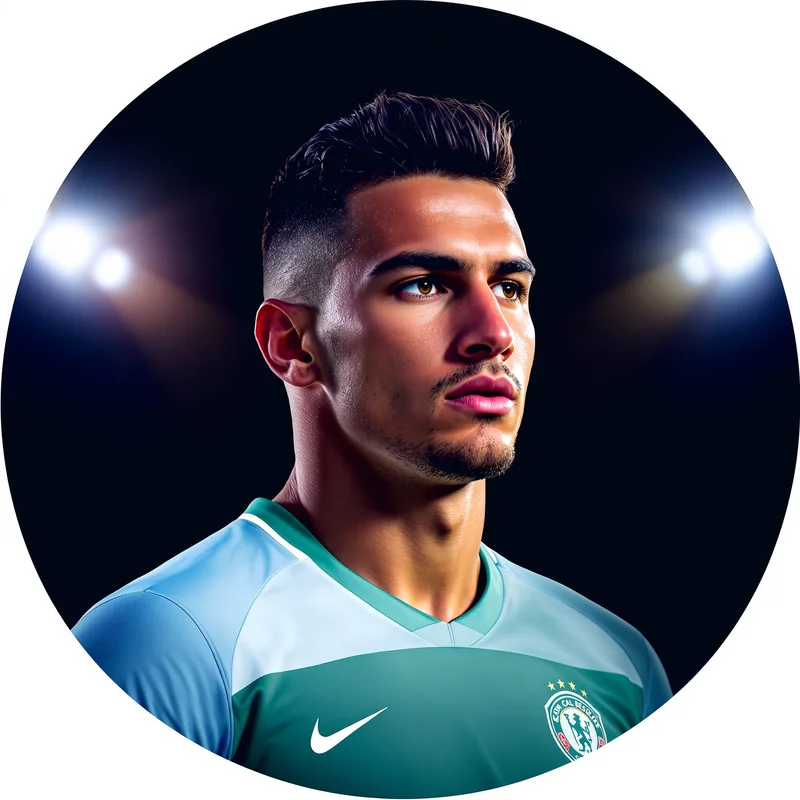 Football PFP avatar with athlete identity and strong profile readability