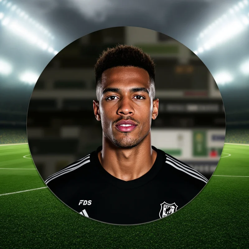 Football avatar portrait with competitive personality and memorable presence