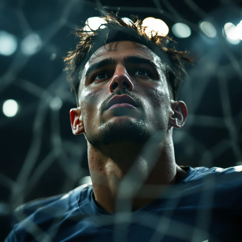 Football avatar portrait with competitive personality and memorable presence