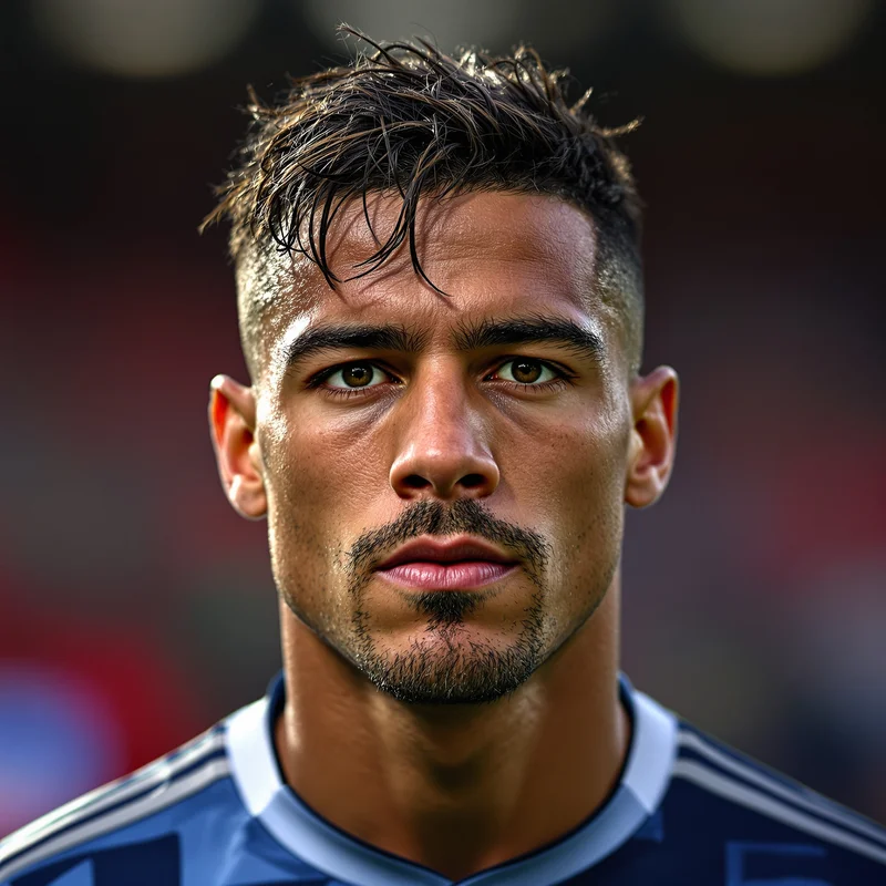 Football avatar portrait with competitive personality and memorable presence