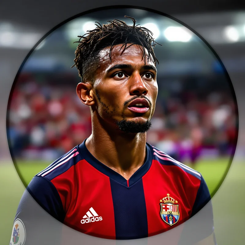 Football avatar portrait with competitive personality and memorable presence