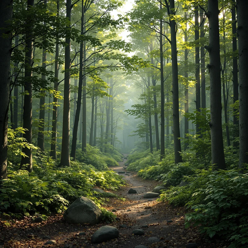 Apex distant forest background