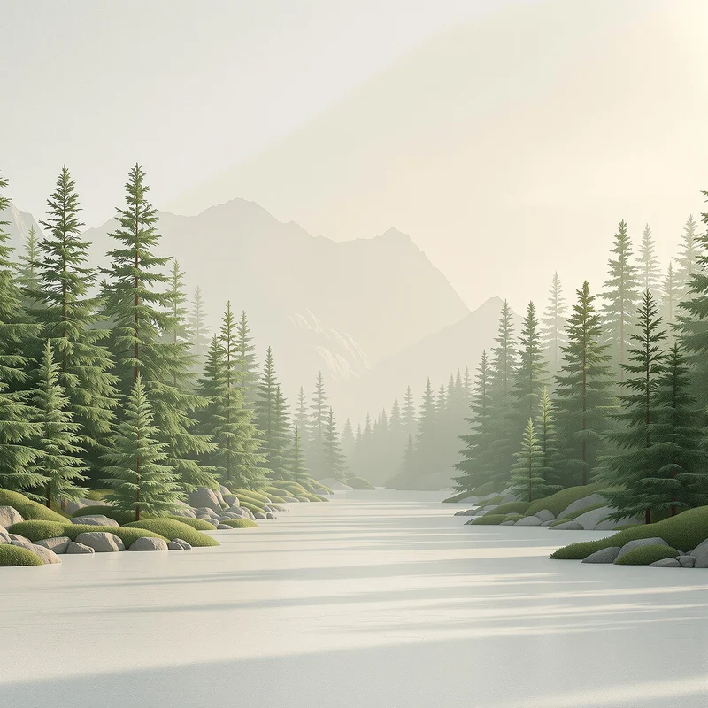 Eternal minimal forest background