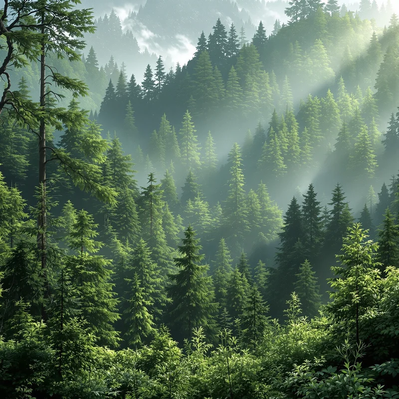 Eternal minimal forest background