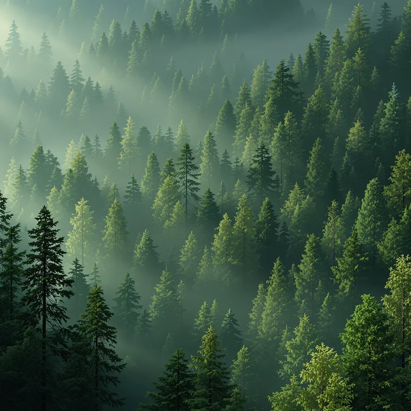 Eternal minimal forest background