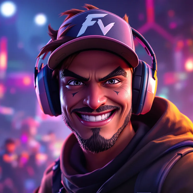Fortnite avatar portrait optimized for gaming identity