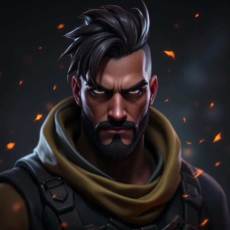 Fortnite avatar portrait optimized for gaming identity