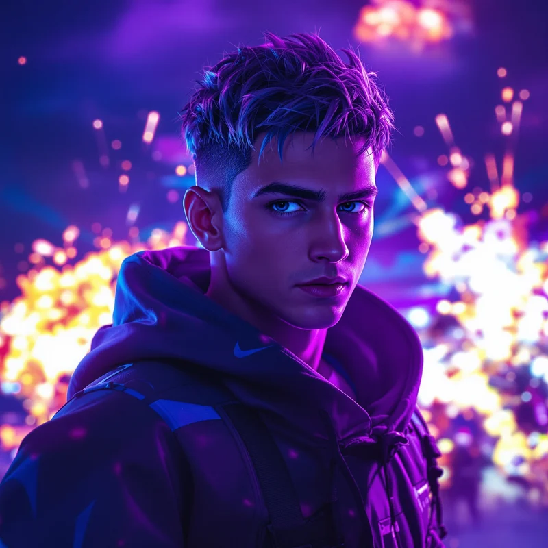 Fortnite avatar portrait optimized for gaming identity