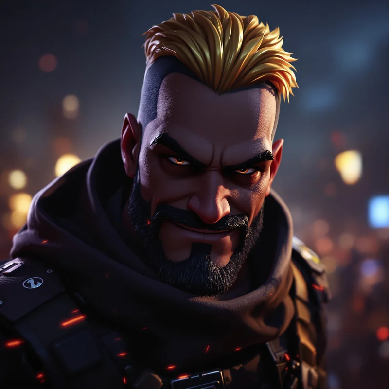 Fortnite avatar portrait optimized for gaming identity