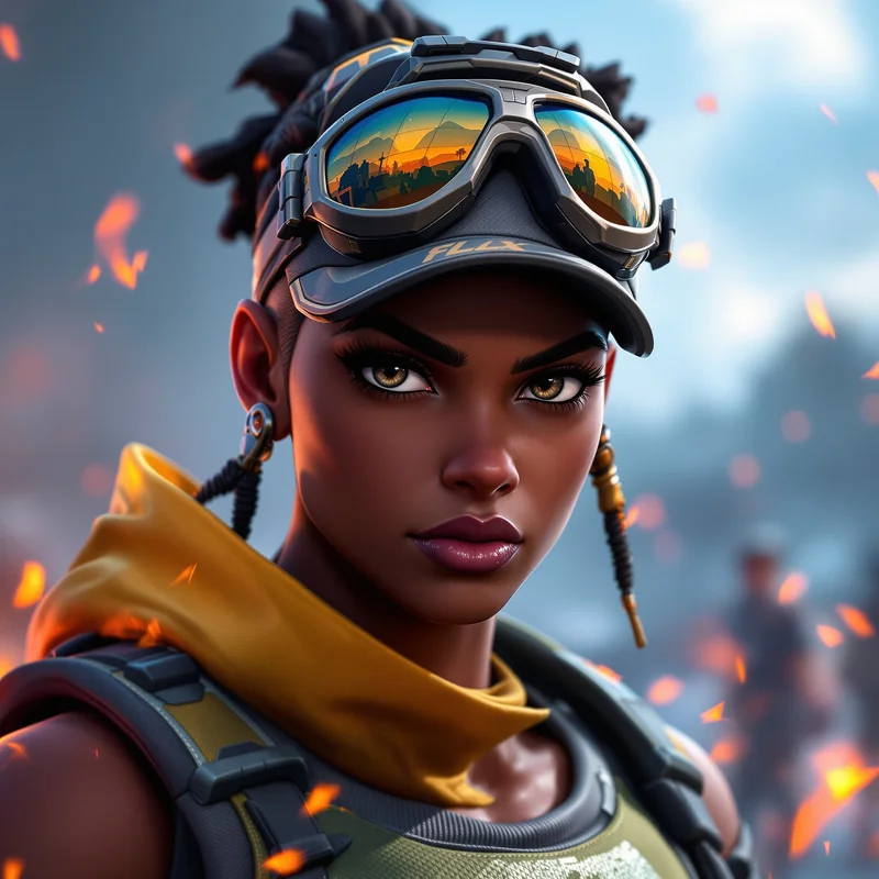 Fortnite PFP avatar with strong gaming identity and battle presence