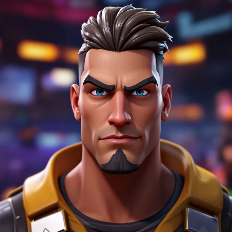 Fortnite PFP avatar with strong gaming identity and battle presence