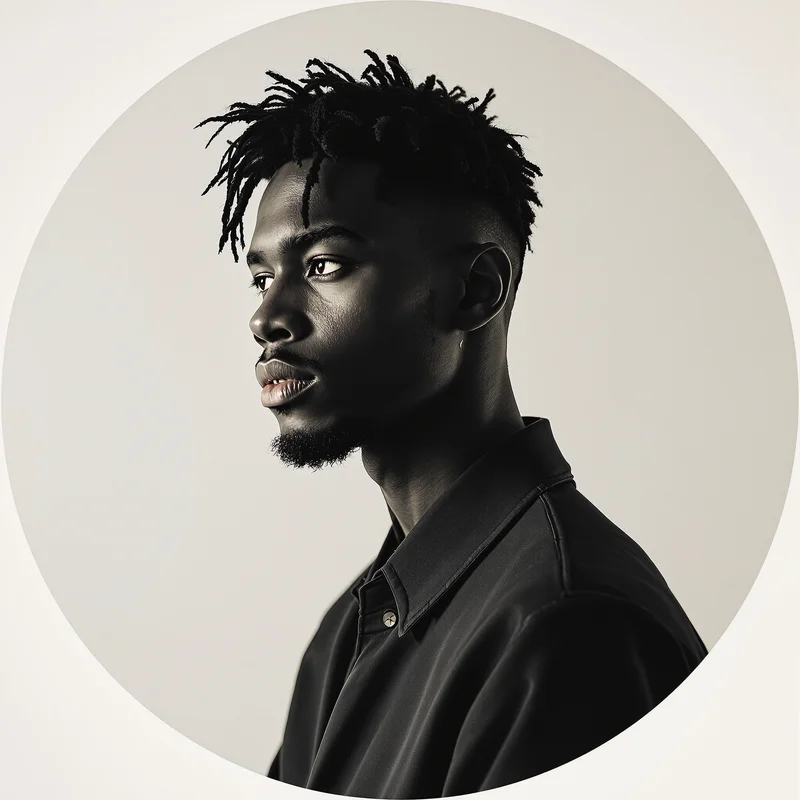 Frank Ocean avatar profile image with reflective expression