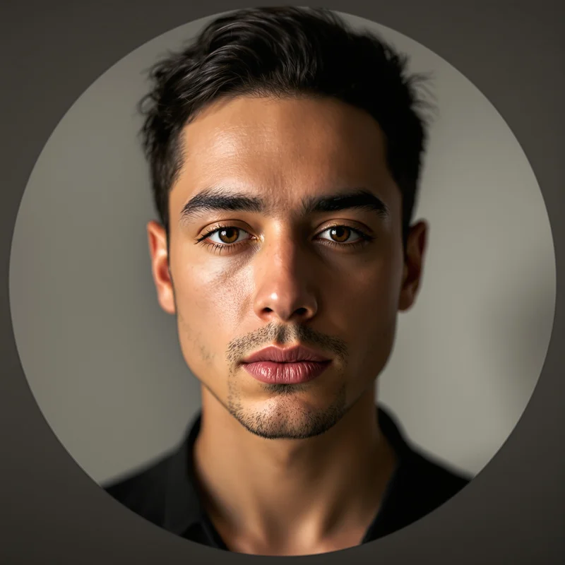 Frank Ocean avatar profile image with reflective expression