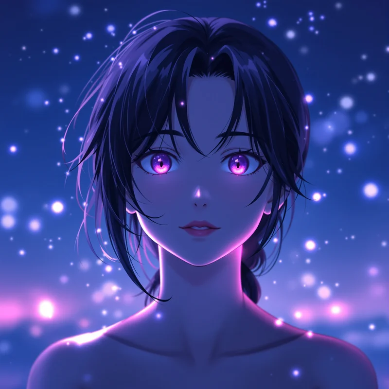 fantasy Frieren profile icon with gentle anime expression for clean portrait display